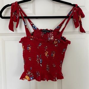 Kendall & Kylie Red Crop Tank
